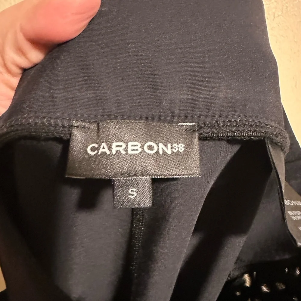 Carbon38 Ruffle Ankle Leggings Size‎ Small